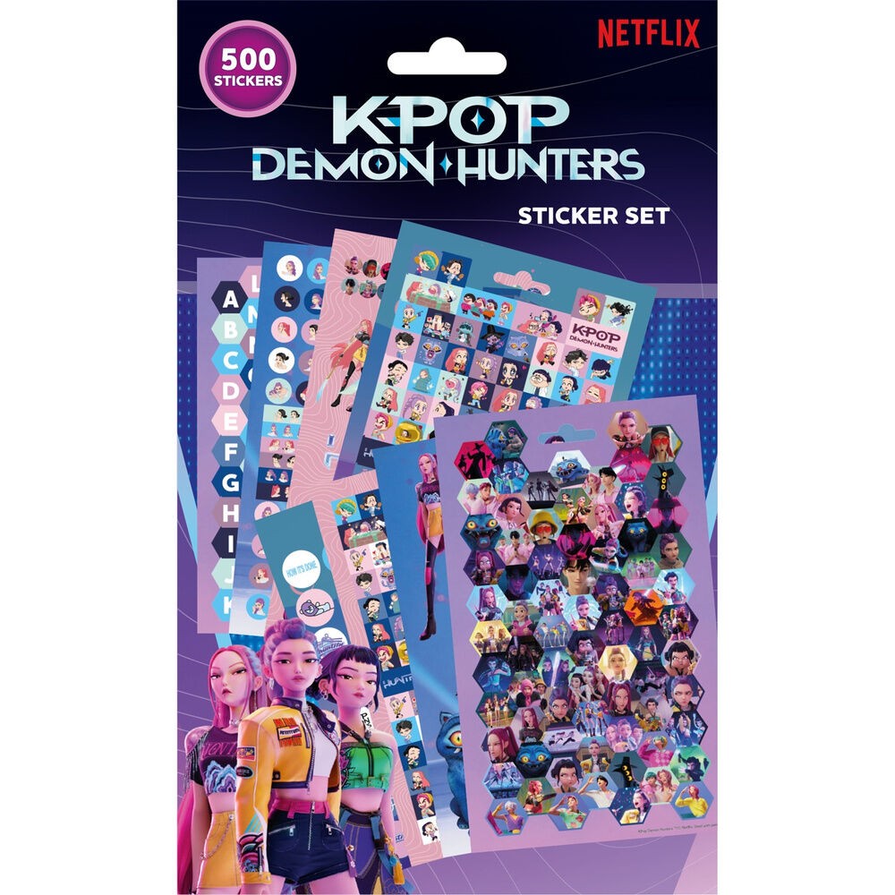 KPOP Demon Hunters - 500 Stickers - Promo - La Gatera
